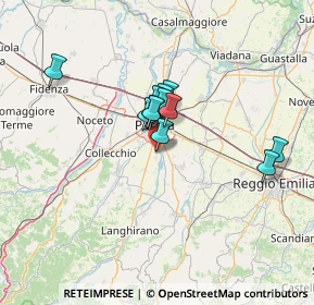 Mappa Via giampietro sardi, 43124 Alberi PR, Italia (9.7425)