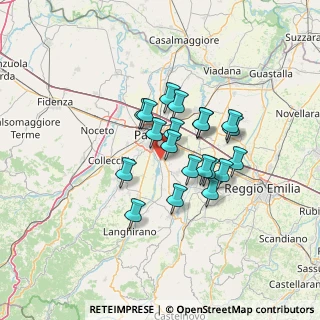 Mappa Via Pernis Mario, 43123 Parma PR, Italia (10.1825)