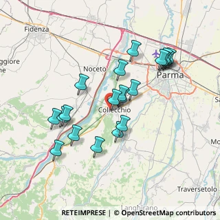 Mappa Via Sibilla Aleramo, 43044 Collecchio PR, Italia (7.025)