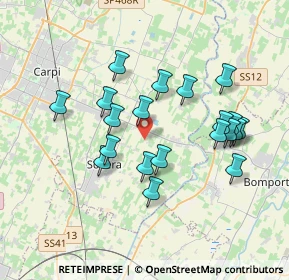 Mappa Via Prati Vaccheria, 41019 Soliera MO, Italia (3.448)