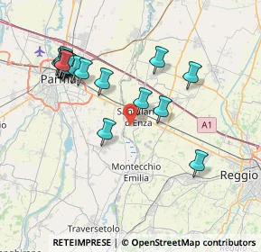 Mappa Strada Montello, 42049 Sant'Ilario d'Enza RE, Italia (8.385)