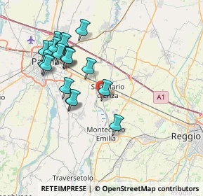 Mappa Strada Montello, 42049 Sant'Ilario d'Enza RE, Italia (7.776)