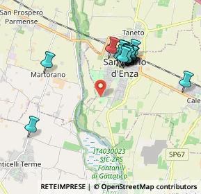 Mappa Strada Montello, 42049 Sant'Ilario d'Enza RE, Italia (1.7375)