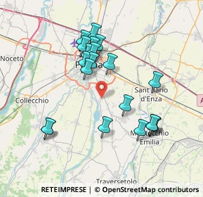 Mappa Strada a Bodrio, 43123 Porporano PR, Italia (7.093)