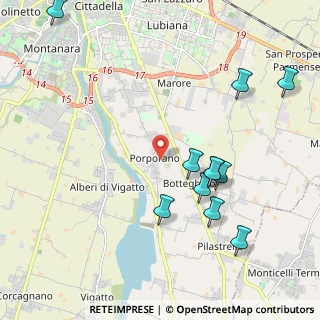 Mappa Strada a Bodrio, 43123 Porporano PR, Italia (2.33364)