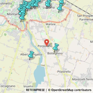 Mappa Strada a Bodrio, 43123 Porporano PR, Italia (3.531)