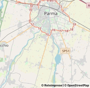 Mappa 43124 Parma PR, Italia (5.262)
