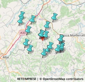 Mappa VIA CANELLI, 14055 Boglietto AT, Italia (6.08368)