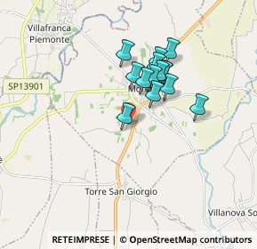 Mappa Via Manta, 12033 Moretta CN, Italia (1.34143)