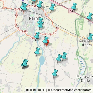 Mappa Str. a Bodrio, 43123 Parma PR, Italia (5.774)