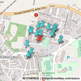 Mappa Viale Giuseppe Saragat, 43044 Collecchio PR, Italia (0.182)