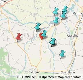 Mappa Via Ing. L. Burgo, 12033 Moretta CN, Italia (7.10385)