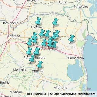 Mappa Via Ostellato, 44027 Migliarino FE, Italia (10.0595)