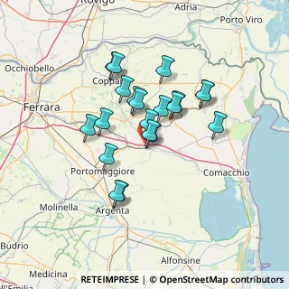Mappa Via Ostellato, 44027 Migliarino FE, Italia (11.132)