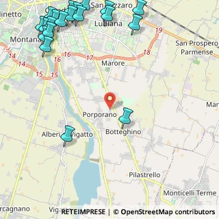 Mappa Via Mario Salati, 43123 Porporano PR, Italia (3.459)