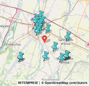 Mappa Via Mario Salati, 43123 Porporano PR, Italia (7.0595)