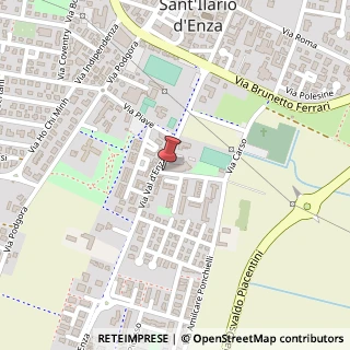 Mappa Via Carso, 8, 42049 Sant'Ilario d'Enza RE, Italia, 42049 Sant'Ilario d'Enza, Reggio nell'Emilia (Emilia Romagna)