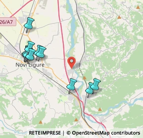 Mappa SP 153, 15069 Novi ligure AL, Italia (4.54833)