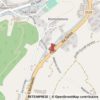 Mappa Via Torino,  2, 12040 Vezza d'Alba, Cuneo (Piemonte)