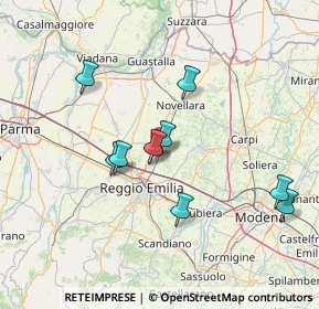 Mappa Via Antonio Meucci, 42011 Bagnolo in Piano RE, Italia (15.37727)