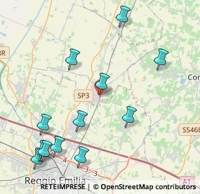 Mappa Via Antonio Meucci, 42011 Bagnolo in Piano RE, Italia (4.95333)