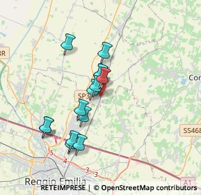 Mappa Via Antonio Meucci, 42011 Bagnolo in Piano RE, Italia (3.02929)