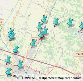 Mappa Via Antonio Meucci, 42011 Bagnolo in Piano RE, Italia (5.918)