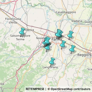 Mappa Strada Mulattiera, 43044 Collecchio PR, Italia (10.2975)