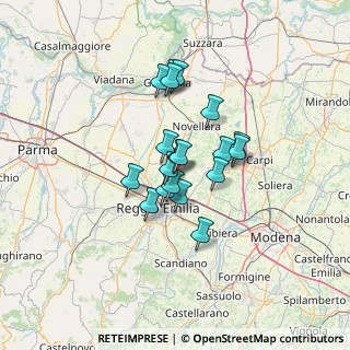 Mappa Via Alessandro Volta, 42011 Bagnolo in Piano RE, Italia (9.40632)