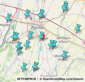 Mappa 43123 Porporano PR, Italia (9.595)