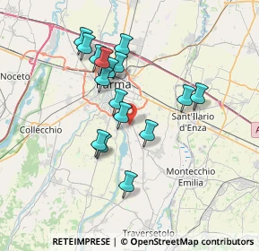 Mappa 43123 Porporano PR, Italia (6.3275)
