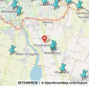 Mappa 43123 Porporano PR, Italia (3.28714)
