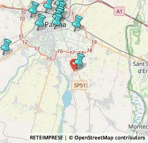 Mappa 43123 Porporano PR, Italia (5.65667)