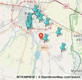 Mappa 43123 Porporano PR, Italia (3.48)