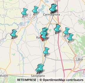 Mappa SP 20, 12035 Racconigi CN (8.1185)