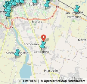 Mappa 43123 Botteghino PR, Italia (3.756)