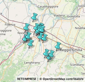 Mappa 43123 Botteghino PR, Italia (9.486)