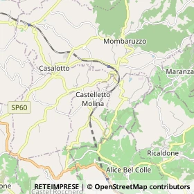 Mappa Castelletto Molina