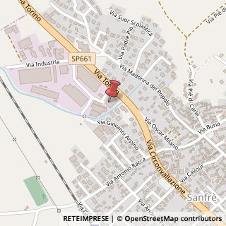 Mappa Via Torino, 3, 12040 Sanfrè, Cuneo (Piemonte)
