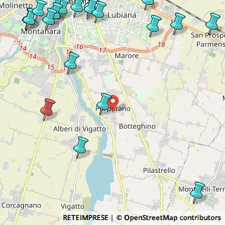Mappa Strada Bassa dei Folli, 43123 Porporano PR, Italia (3.674)