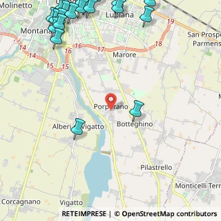 Mappa Str. Bassa dei Folli, 43123 Porporano PR, Italia (3.565)
