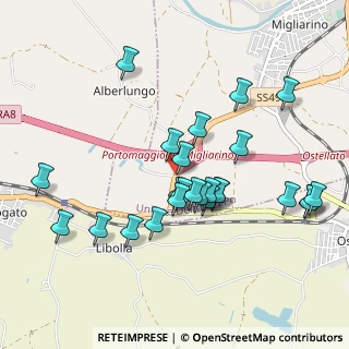 Mappa Via San Lorenzo, 44027 Migliarino FE, Italia (0.948)