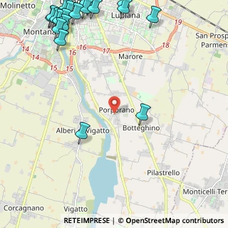 Mappa Via Padre Angelo Rouby, 43123 Porporano PR, Italia (3.5425)