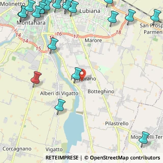 Mappa Via Padre Angelo Rouby, 43123 Porporano PR, Italia (3.651)