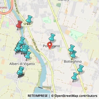 Mappa Via Padre Angelo Rouby, 43123 Porporano PR, Italia (1.385)