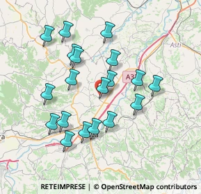 Mappa Via Serra, 12050 Castagnito CN, Italia (6.93053)