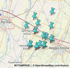 Mappa Strada Provinciale, 42049 Calerno RE, Italia (6.37)