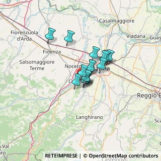 Mappa Via Aldo Moro, 43044 Collecchio PR, Italia (7.69533)