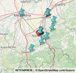 Mappa Strada Rocca Sparviera, 15067 Novi Ligure AL, Italia (9.75714)