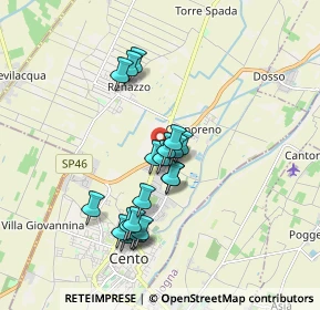 Mappa N°1, 44042 Cento FE, Italia (1.566)